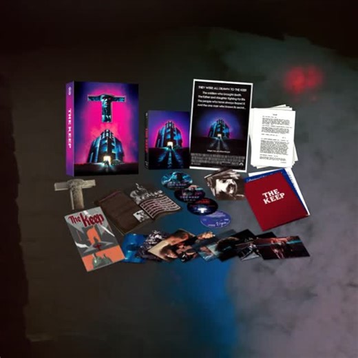 Imprint Films on Instagram: "Michael Mann's legendary cult horror THE KEEP (1983) Cross Replica Limited Edition is now available at 25% off as part of our Boxing Day Sale! ✞︎ This bespoke collector's item features the 96-minute Theatrical Cut in 4K UHD with Dolby Vision, alongside a replica cross, brand new and archival Special Features, and comprehensive Physical Extras. This release also includes the worldwide debut of feature documentary A World War II Fairy Tale: The Making Of Michael Mann’s