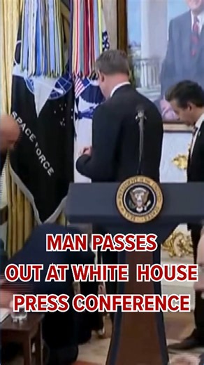 135K views · 490 reactions | White House reporters were abruptly rushed out of the Oval Office after a press conference attendee suffered a medical emergency. | WBIR Channel 10 | Facebook