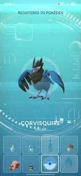 CorviKnight Evolution |Pokemon Go| #pokemon #pokemongo #corviknight #shorts #viral #evolution #shiny