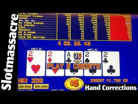 Playing (Near) Perfect Video Poker for the Win. Raw High Limit footage .