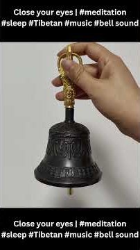 One bell, pure calm #meditation #sleep #asmr