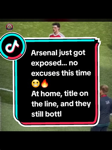 Arsenal just got exposed… no excuses this time 😬🔥 At home, title on the line, and they still bottled it. Is this the moment everything starts falling apart… or just a bad day? 👀 #Arsenal #PremierLeague #FootballTalk #BottledIt #SoccerDrama