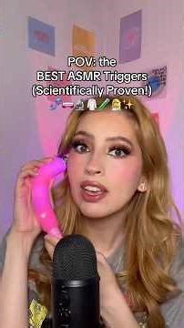 The BEST ASMR Triggers proved by SCIENCE 🧬😱🔬🥼🧪⚗️ #asmr #pov #asmrsounds #asmrvideos #shorts