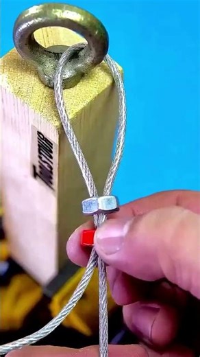 Quick & Easy: How to Secure Wire Rope with Two Nuts!