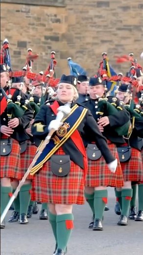🗣️ Pipes & Drums! Quick March! #edinburgh #scotland