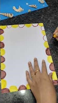 Assignment front page border design ideas/craft tamil