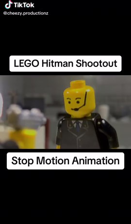 LEGO Hitman Shootout Stop Motion Animation: Action Figures Battle