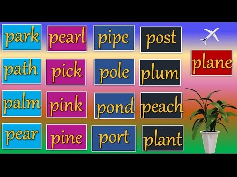 P letter words | words that start with letter p | words reading practice for kids | #phonicsforkids