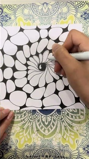 Master Drawing Skills with Douyin Tutorials: Zentangle Pen Control