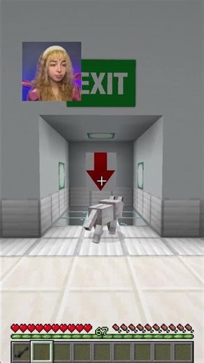 Rescuing My Dog from Big Black Hole🥺😔#minecraft #trend