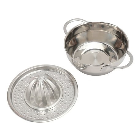 Manual Juicer, Portable Manual Hand Squeezer Stainless Steel Safe and Hygienic with Bowl for Orange - Walmart.ca