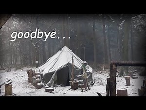 End of the Woodland Arctic Tent