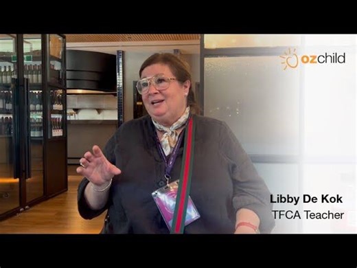 Libby De Kok speaks about her experience working in the TFCA team OzChild | OzChild