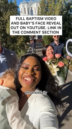 25K views · 1.3K reactions | Our baby’s baptism and Face reveal full video is out on YouTube. Iink in comment section. | Marbledaily | Facebook