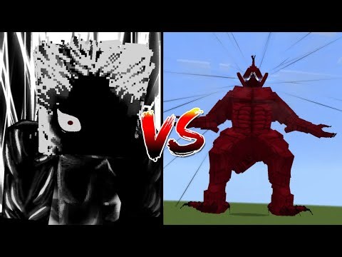 Yuji Awakened Vs Kaiju Curse In Jujutsu Kaisen Minecraft | Jujutsu Awakening