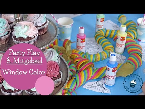 Party Idee | Window Color | Geburtstags-Hack | DIY | Mitgebsel | mommymade