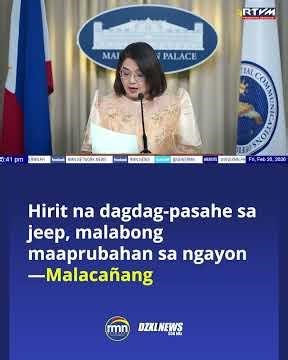 Hirit na dagdag-pasahe sa jeep, malabong maaprubahan sa ngayon —Malacañang