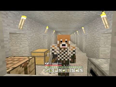 BEST WayTo Start Your First Mineshaft in Minecraft!