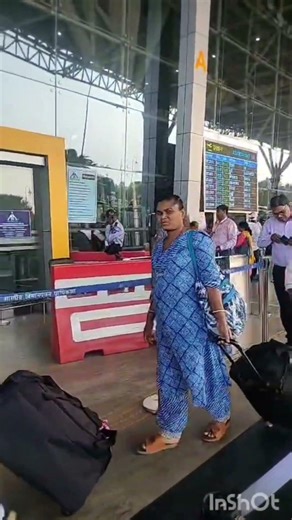 Swami Vivekananda airport Raipur Mana single terminal✈️ with my daughter and family members ♥️ 😊