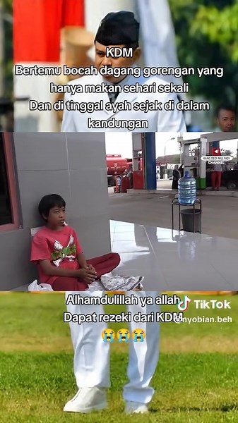 KDM Bertemu Bocah Dagang Gorengan yang Inspiratif