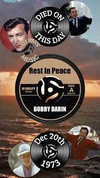 R.I.P. BOBBY DARIN