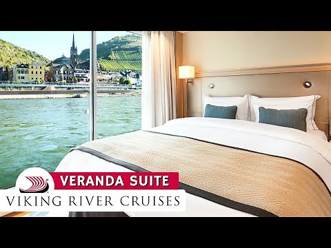 Viking River Cruises | Veranda Suite Full Walkthrough Tour & Review 4K | Viking Longship