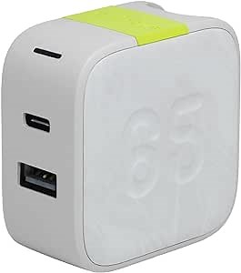 Amazon.com: Infinity Lab InstantCharger 65W 2 USB Powerful USB-C and USB-A GaN PD charger (White) : Everything Else