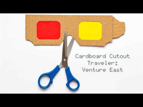 Cardboard Cutout Traveler: The Trip East