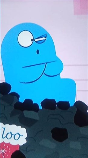 Bloo is on Santa's naughty list and he was given coal