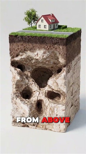 What Happens Underground Before a Sinkhole Forms? 😳 #Shorts