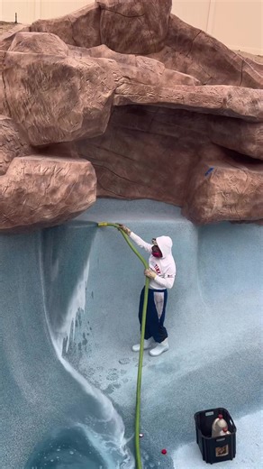 ACID WASHING AFTER POOL PLASTERING #satisfying | Callum Bethel