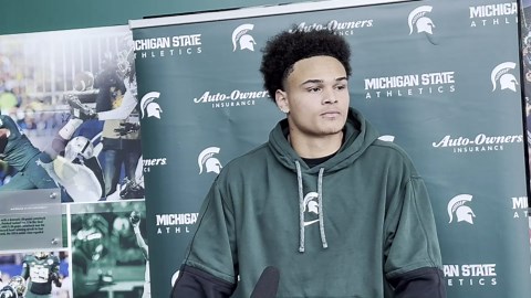 WATCH: Transfer WR Evan Boyd Talks Coming to MSU, More