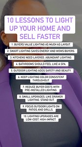 1.2K views | 10 LESSONS TO LIGHT UP YOUR HOME AND SELL FASTER Follow me on Facebook, Instagram, and TikTok. #30daychallenge #househack #first time homebuyers #home buying #1TimeHomebuyer #Homebuyer101 #HomebuyerSecrets #RealestateAgent #Homebuyertips #HomebuyerGuide #HomebuyerTiktok #realestate #mortgage #realestateinvestors #instagramreels #instagramvideo #instagramrealtor #floridarealtor #winterhavenflorida #auburndaleflorida | Legacy Realty International | Facebook