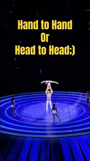 Hand to hand Duo in Ringling Brother's Barnum & Bailey Circus #acrobatics #circusarts #balancingact