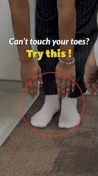 How to Touch Your Toes in 5 Minutes | Simple Physio Technique | #physioquantumm Saket