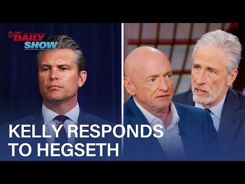 Sen. Mark Kelly Fires Back at Pete Hegseth's Move to Punish Him | The Daily Show
