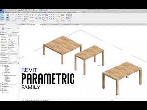Revit Parametric Family TABLE