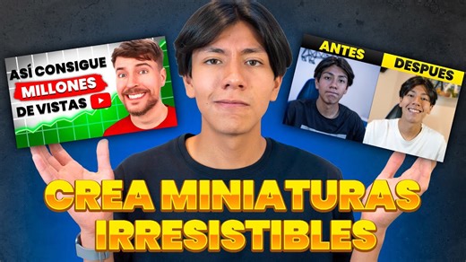 Domina el diseño de miniaturas de YouTube: tutorial completo en Photoshop + curso exclusivo