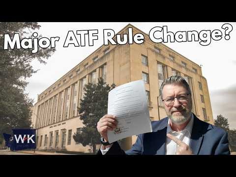 Is ATF Backing Off the Frame and Receiver Rule?