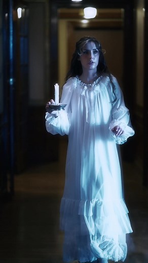 Do you ever feel like you’re being followed? 🎥: @thefrostedfox 📍 McCune Mansion #victorianghost #ghost #storytelling #nightgown #haunted #gothic #gothicromance #crimsonpeak #booktok