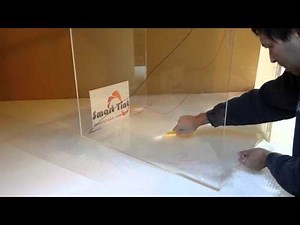 Smart tint plexiglass box
