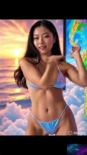 🌦️ Elegant Female Weather Presenter | Today’s Forecast in Style 🎙️✨