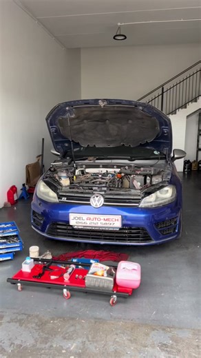 Golf 7R mixed Oil and water Replacing oil cooler, O2 sensor and coolant Flush#joelautomech #vw #mechanic #audi #workshop