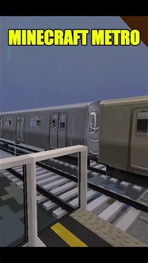Minecraft metro run #metro #mtr #train #shorts 紅綫全綫行程