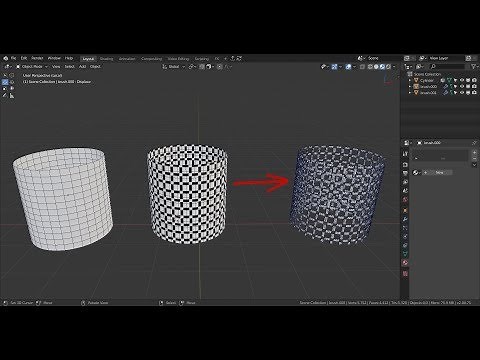 Mesh from Textures in Blender 2 80 (New!)