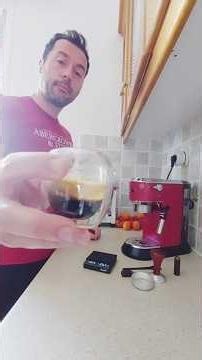 my espresso routine with DeLonghi Dedica EC685
