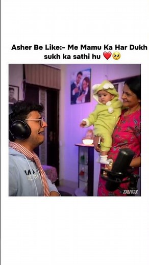 Asher with Triggered Insaan ❤️ #shorts #triggeredinsaan #explore #trendingshorts #cute