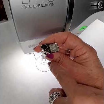 BERNINA 770QE and ECHO FOOT #44C