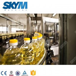[Hot Item] Food & Beverage Factory Automatic Bottle Oil Filling Line / Cooking Oil Packing Machine