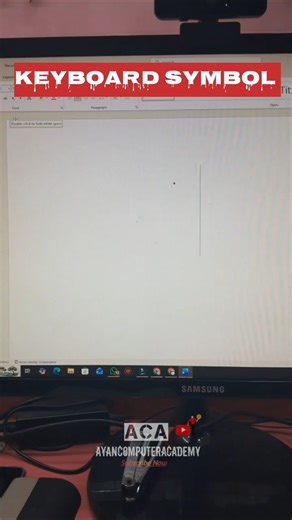 Keyboard Symbol Shortcut Key in Microsoft word 🤗👈💻🖥️ #ytshorts #computerzone #windows #tricks